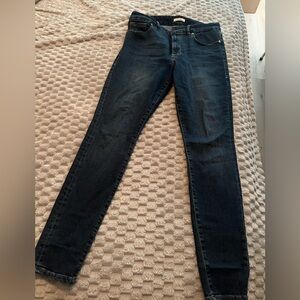 Good American Deep Indigo Skinny Jeans Size 10/30